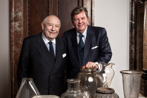 Johann Rupert (right) and Franco Cologni (left), Co Founders of The Michelangelo Foundation for Creativity and Craftsmanship © Laila Pozzo