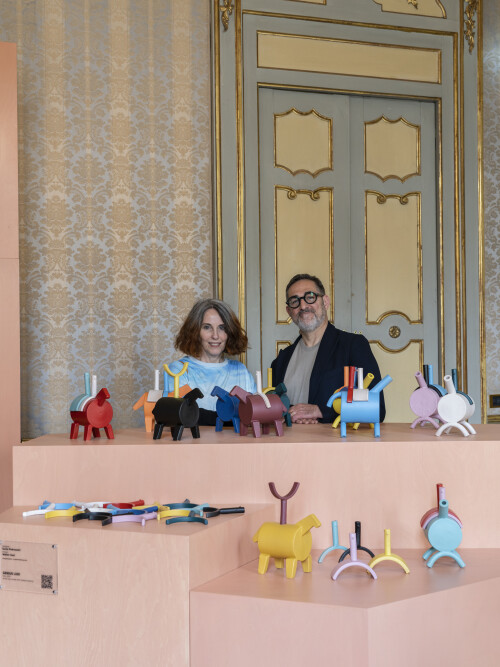 Sonia Pedrazzini Designer Walter Usai Artisan Opening Doppia Firma 2023
©Luca Rotondo
