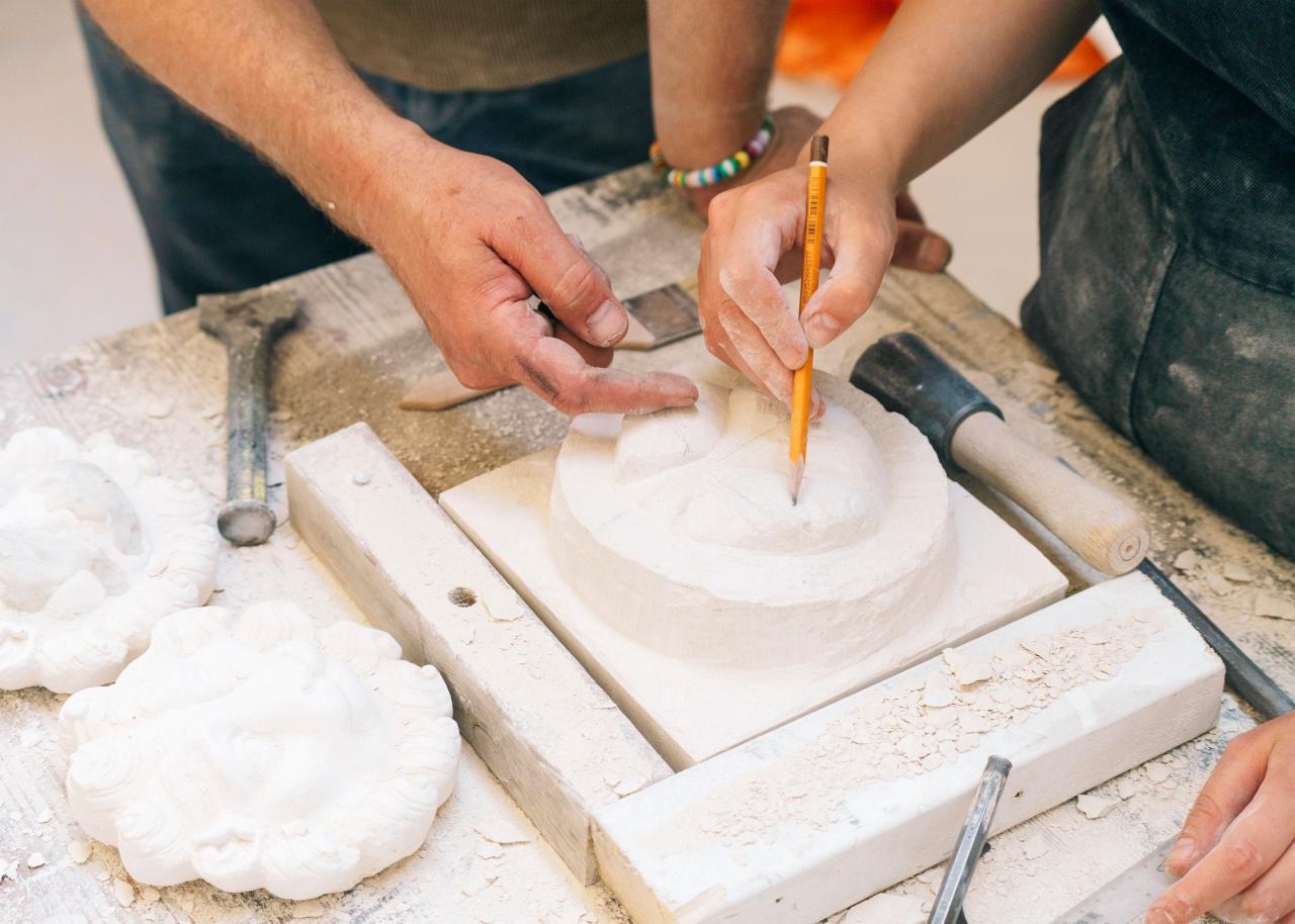 Summer School 2019 London Stone Carving Marco Kesseler©Michelangelo Foundation